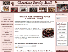 Tablet Screenshot of chocolate-candy-mall.com